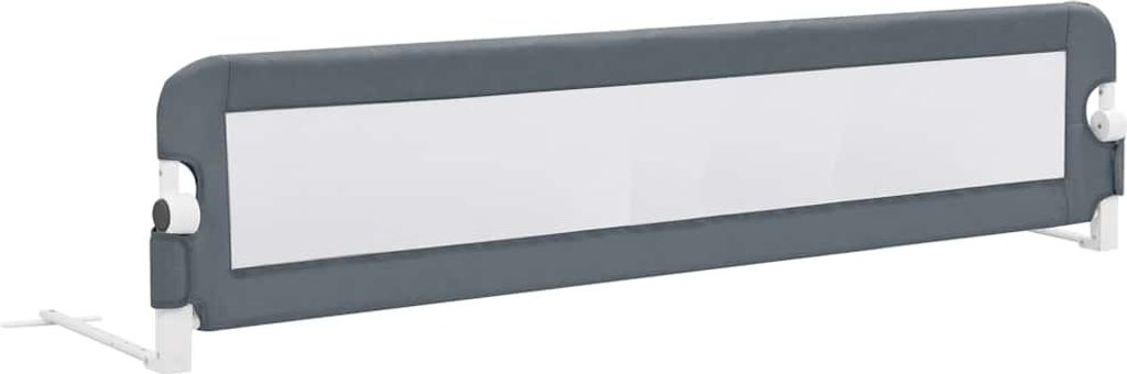 A single bed guard rail is shown against a white background.