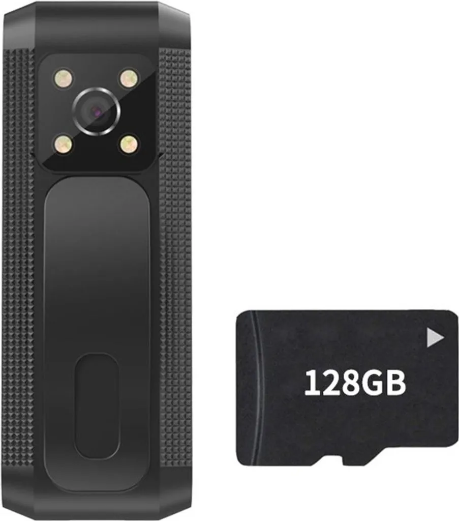 Caméra sport INF 2K et carte 128Go avec fixation poitrine cyclisme