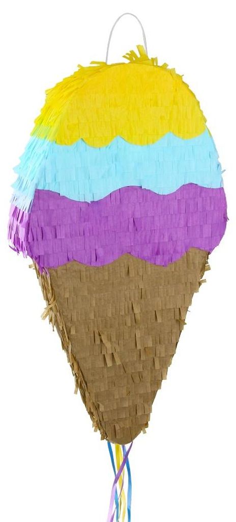 Piniata Zmrzlina vo vafli, 23 x 7,5 x 43 cm – Godan Obrázok produktu 