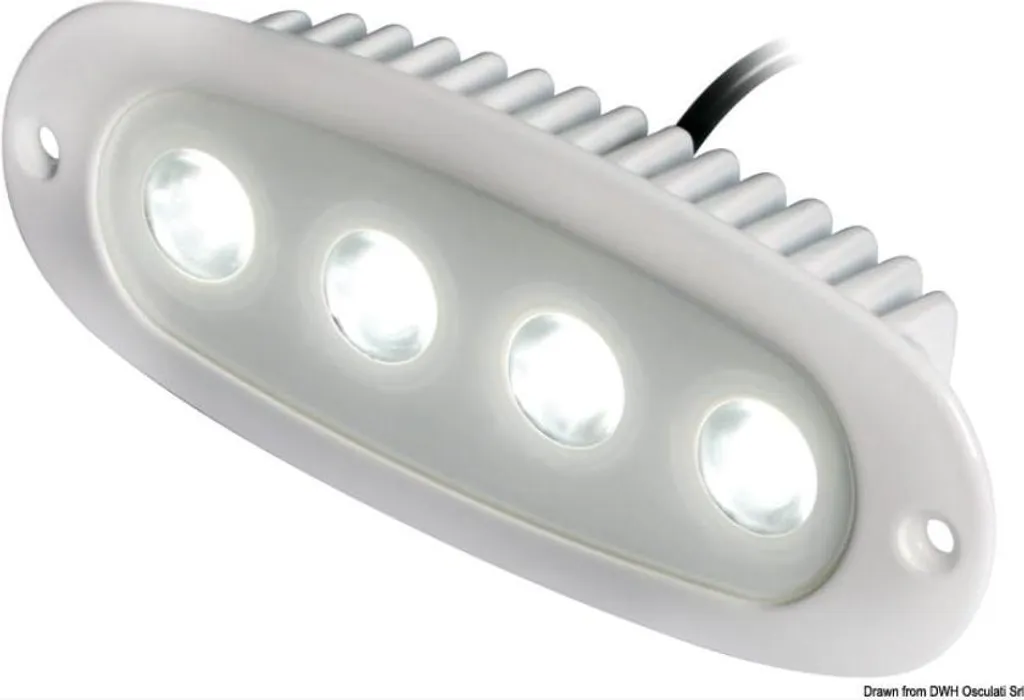 Lampe LED encastrée Osculati 13.269.03 IP68 400lm 12/24V pour pont