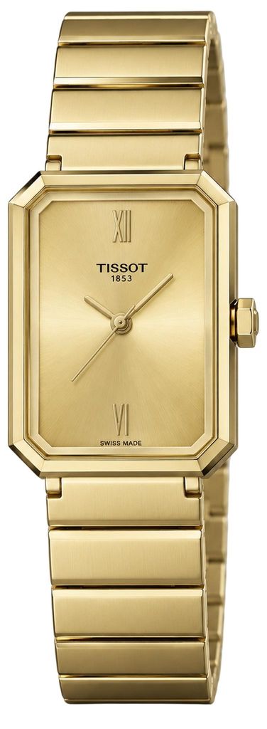 Zegarek damski Tissot SRV 30mm, złoty, model Zdjęcie produktu 