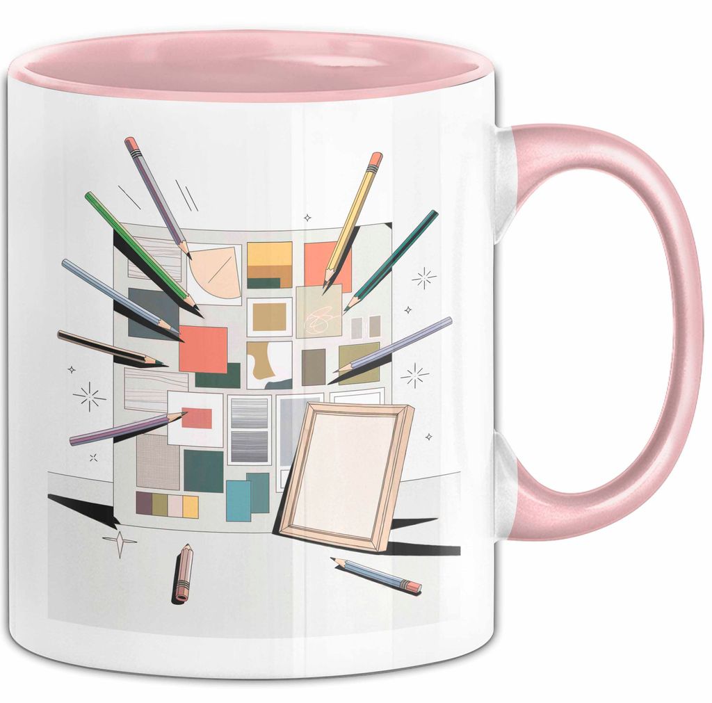 Art Direktor Tasse Geschenk Lustige Geschenkidee Spruch Für Visuelle Leiter (Rosa)