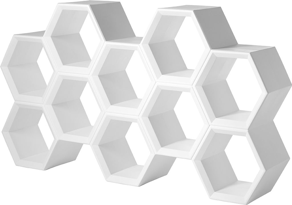 Slide Design Regal Hexa - Milky White Farbe: Milky White