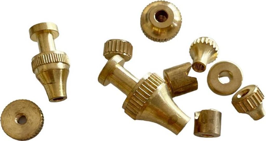 Écrous de Régulation en Laiton 3 Pièces Guide pour Horloge Image du produit 