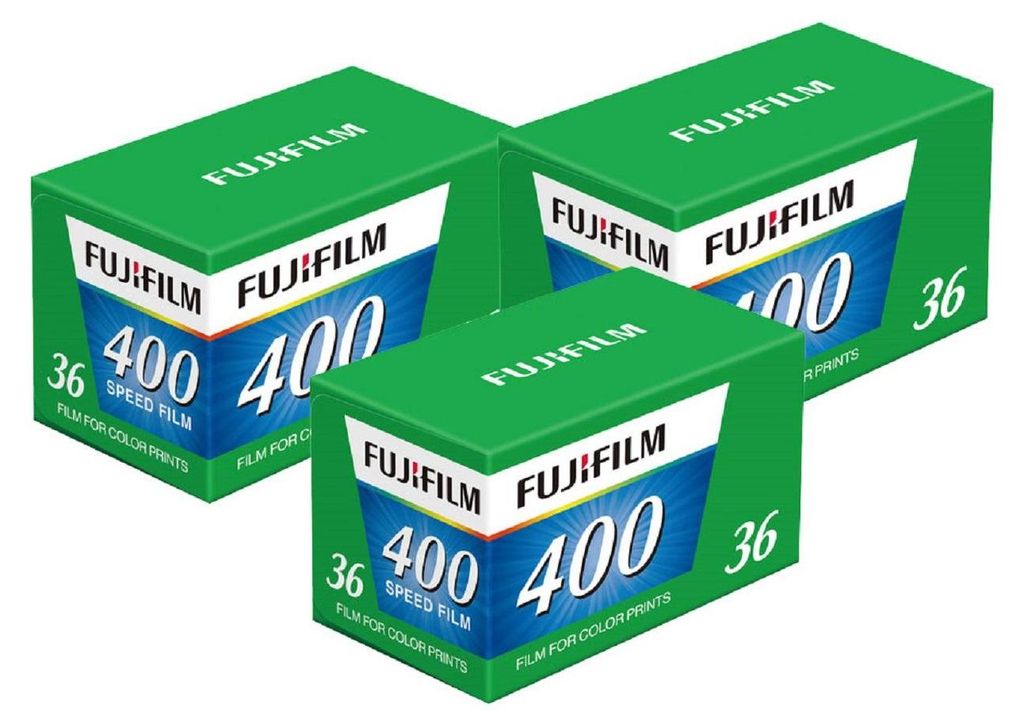 3x Sonderposten Fuji Speed Film 400-36 Film (Farbe, 3er Produktbild 