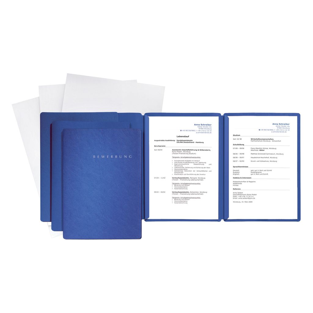Pagna P2202802 Kit de candidature bleu Incl. 3 pochettes Image du produit 