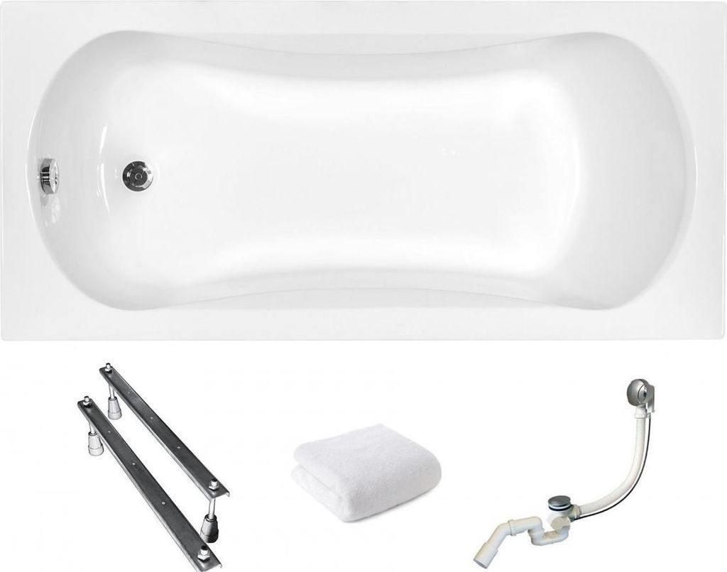 Aqua For You | Besco Aria Badewanne - 160x70cm - Acryl - Produktbild 