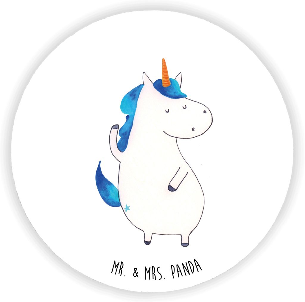 Mr. & Mrs. Panda magnet Einhorn Mann - Weiß - Geschenk, für pinwand, BFF, kühlschrank, Familie, whiteboardmagnet, Cool, Hübsch, Kühlschrankmag...