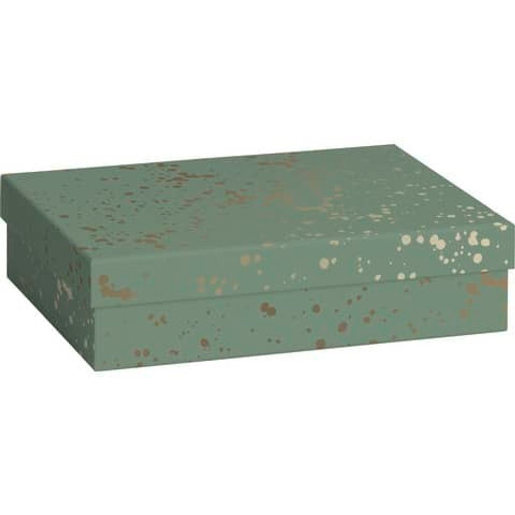 Geschenkbox 16,5x24x6cm Sprenkel d'