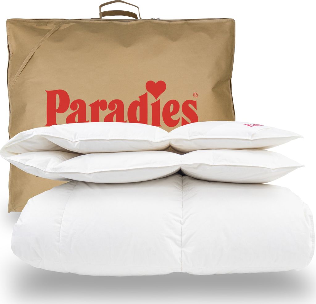 Paradies Daunendecke 155x220 cm Winterdecke "Elma 90" RDS Entendaunen