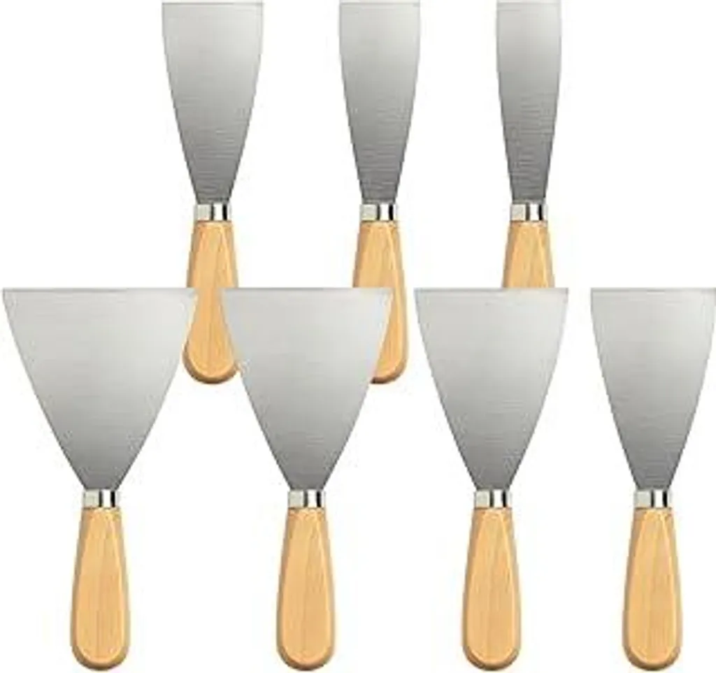 Offerta Set 7 Spatole in Metallo per Pittore e Cartongessista