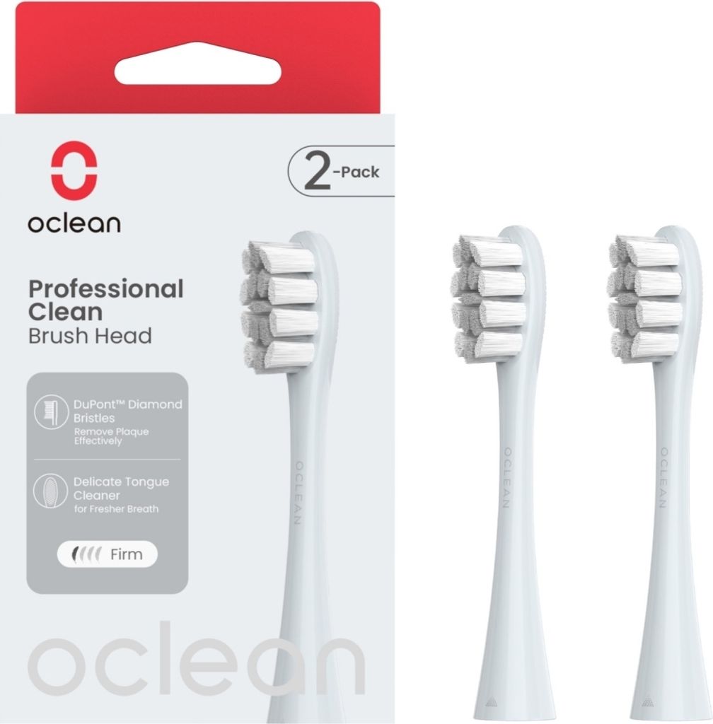 Oclean Professional clean 2 Pack Silber, für alle elektrischen Oclean Griffe