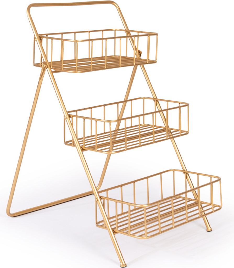 Baytex Regal mit Körben Vero Gold