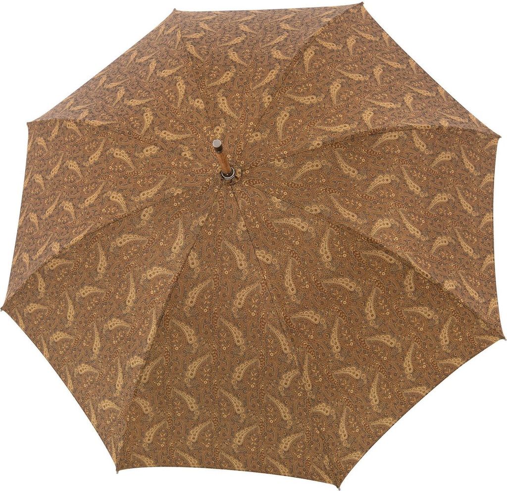 doppler Manufaktur Stockregenschirm Regenschirm Norfolk Cottage Brown braun