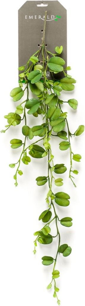 artplants.de Herzblatt Pflanze künstlich ORERA auf Steckstab, grün, 90cm - Textilpflanze/Dekoblatt
