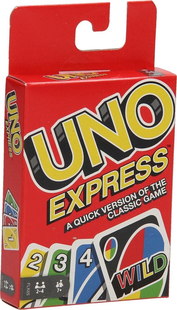 UNO Express Card Game Wild wild