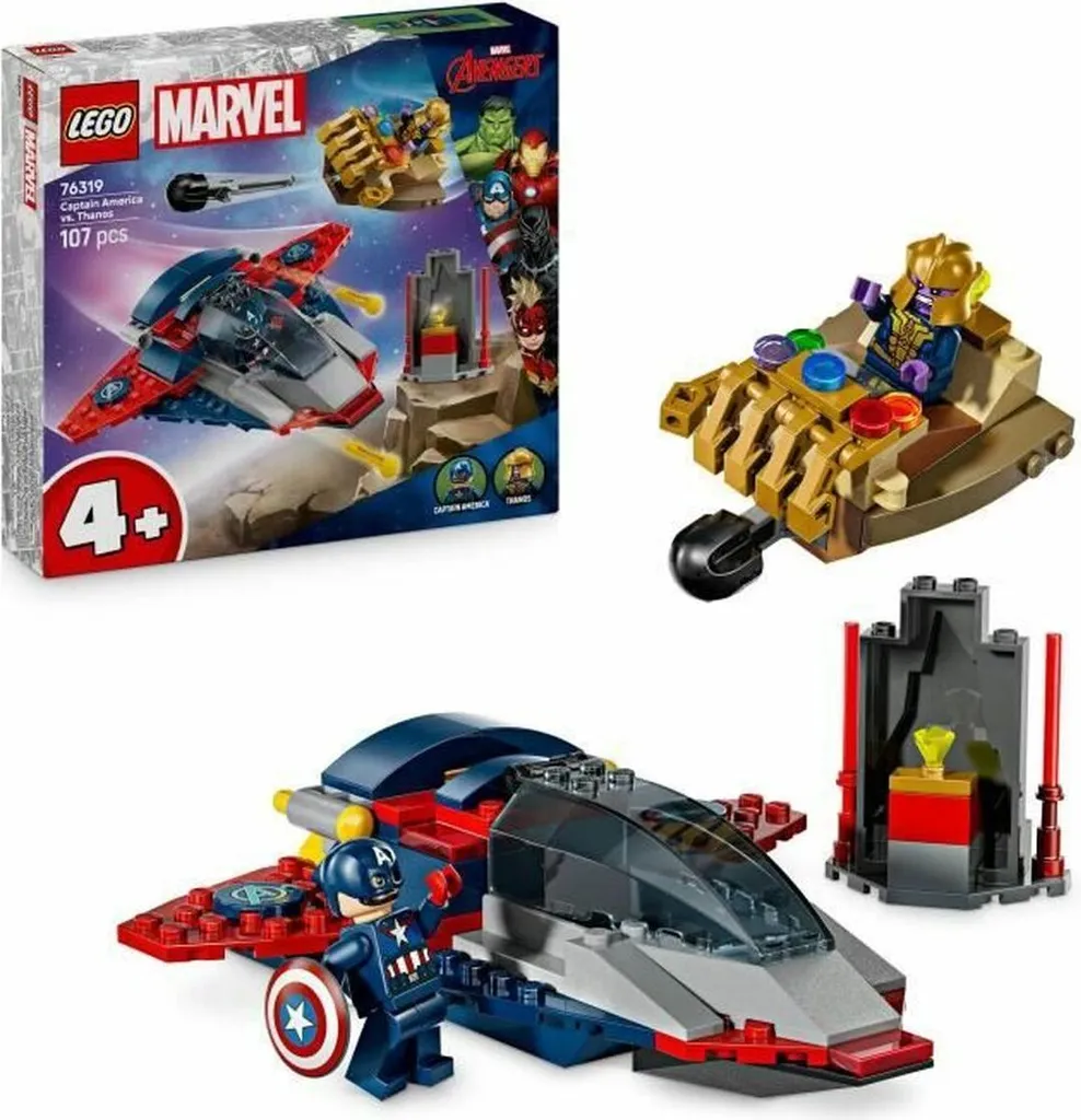 Jouet LEGO 76319 Marvel pour recréer le combat Captain America Thanos