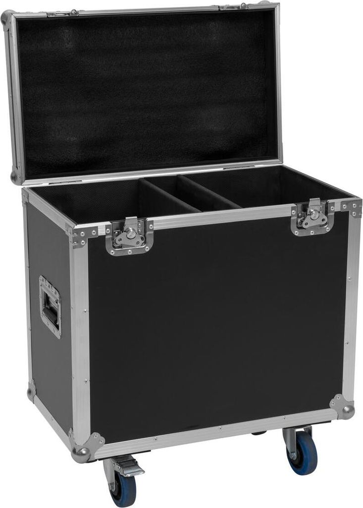 ROADINGER Flightcase 2x IP TMH-H420 mit Rollen