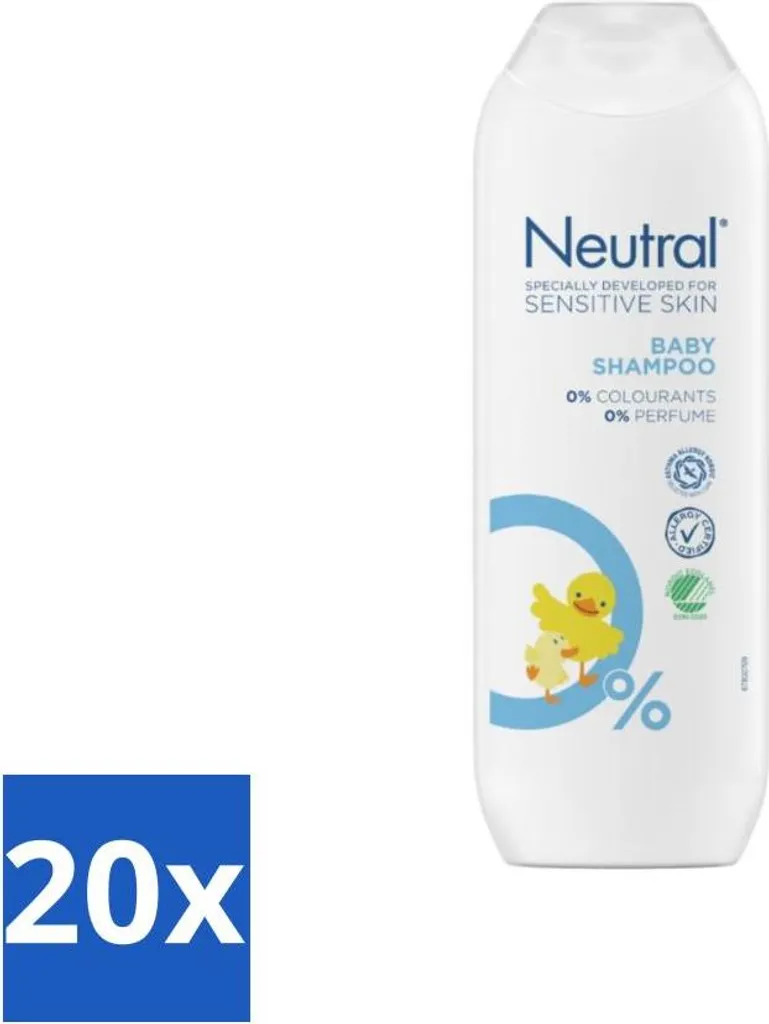 Shampoo Bambini Senza Profumo 20 Pezzi - Delicato Pelli Delicate