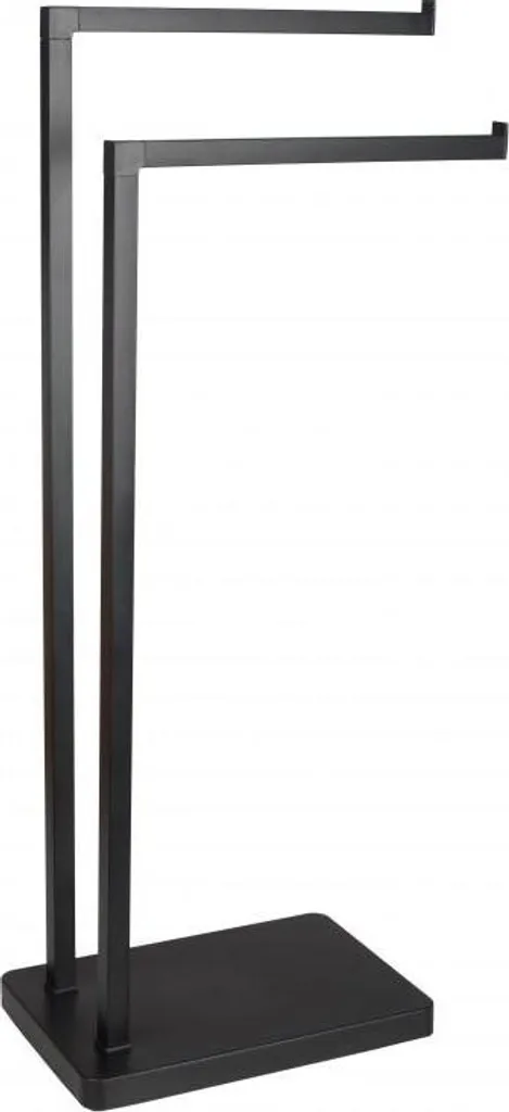 Portasciugamani a due bracci nero standard