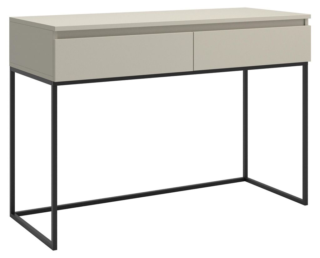 Selsey Bemmi - Schminktisch Schreibtisch, Graubeige mit Produktbild 