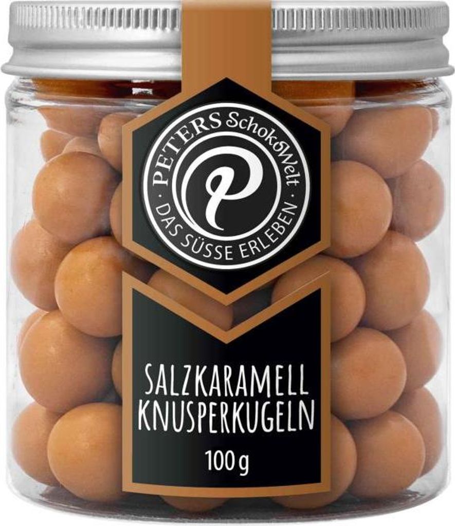 Peters Salzkaramell Knusperkugeln 100g Produktbild 