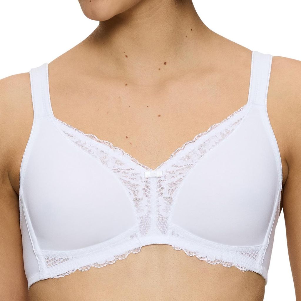 Triumph Modern Lace+Baumwolle N BH Ohne Bügel, Farbe: Weiß (White), Größe: 110B