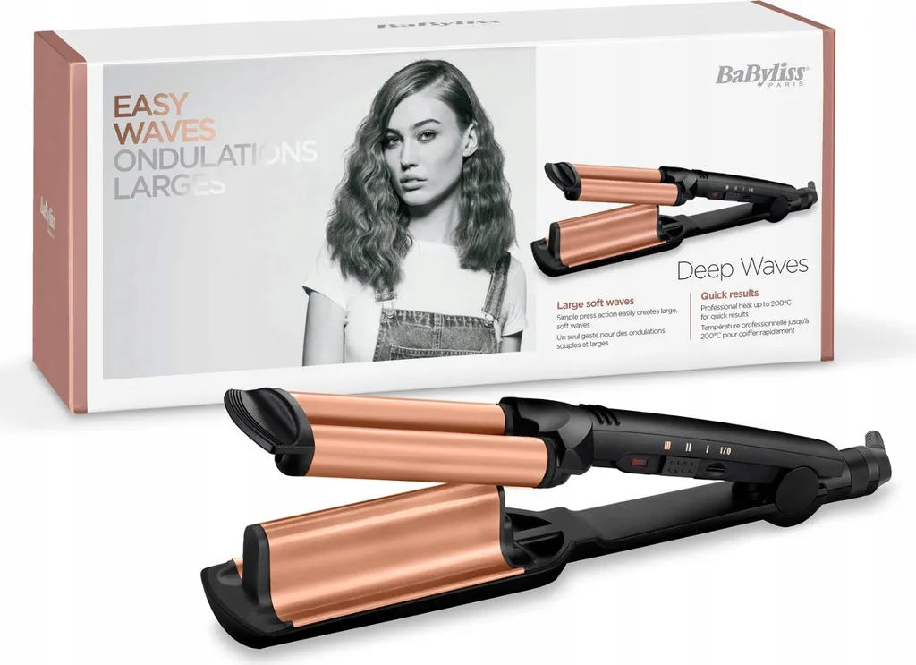 BaByliss W2447E Deep Waves : Fer à gaufrer professionnel haute précision - 2