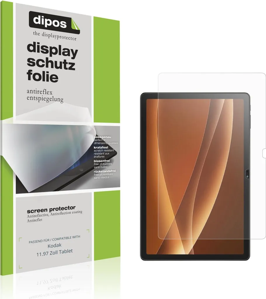 Kit 2 Pellicole dipos Antiriflesso per Kodak 11.97 Zoll Tablet