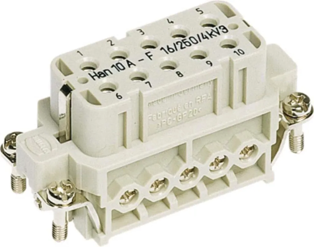 Inserto per presa - Presa per connettore 10p 09 20 010 2812