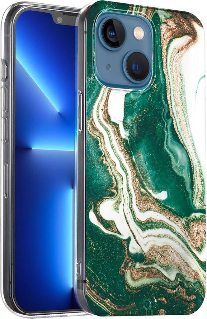 Conie Muster Schutzhülle für iPhone 13 Tasche Silikon Case Bild Cover Bumper TPU Hülle als Motiv 3
