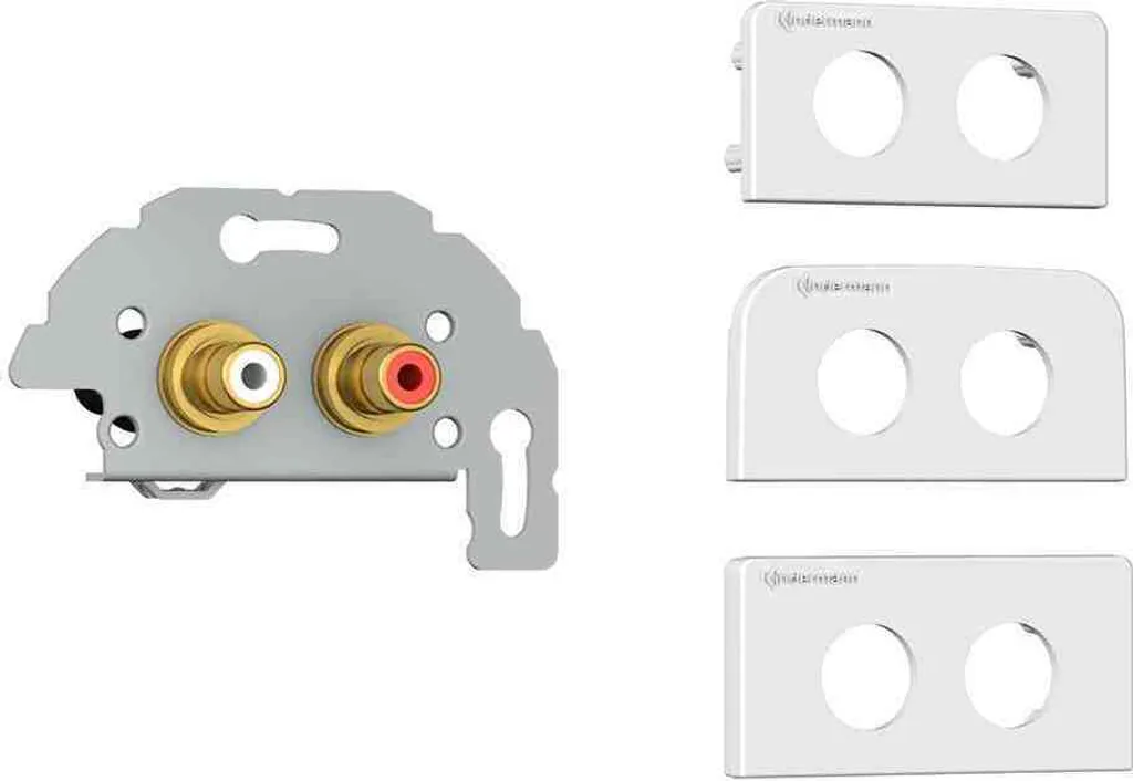Supprimez les câbles audio visibles avec la Prise 2xRCA Kindermann