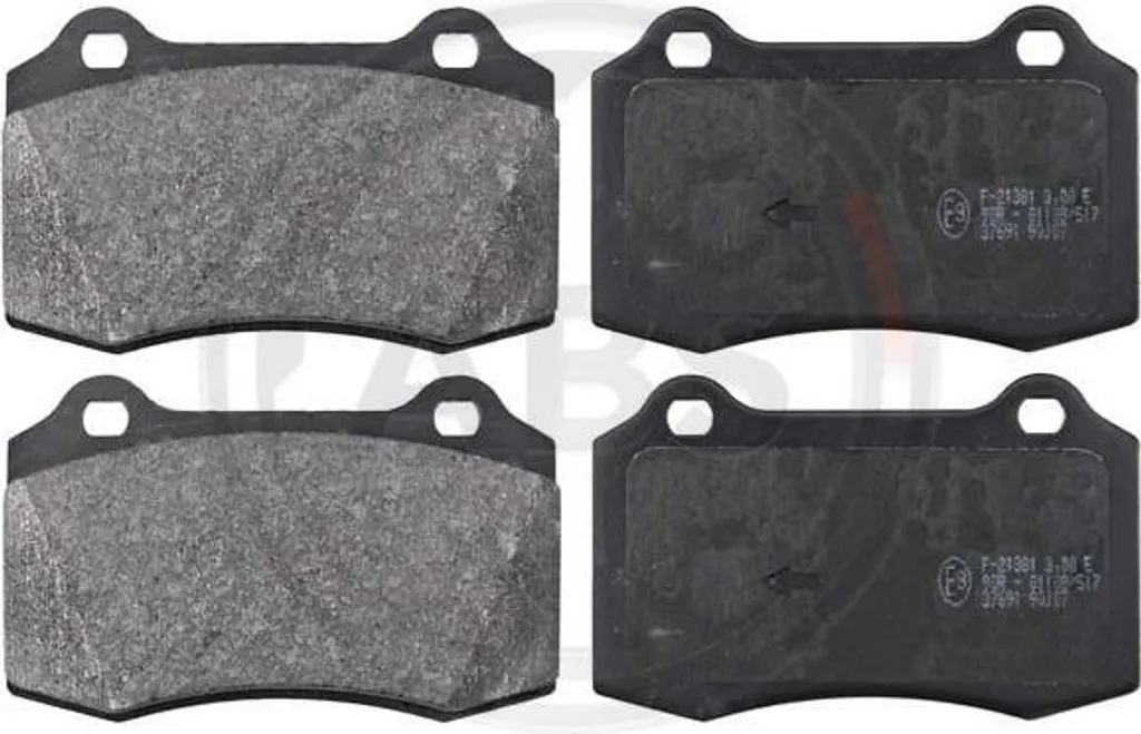 Plaquettes de frein OE 1230725 avec système anti-bruit pour Focus DS3