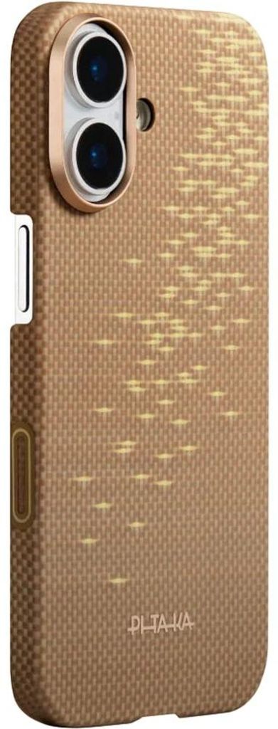 Custodia PITAKA Ultra-Slim, in Aramide, scintillio dorato, Immagine del prodotto 