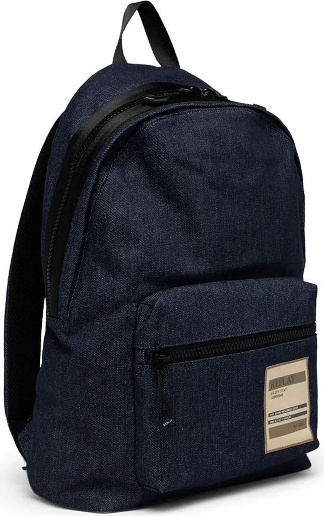 REPLAY Sac à Dos de Loisirs Backpack Blue Night Denim Bleu Marine