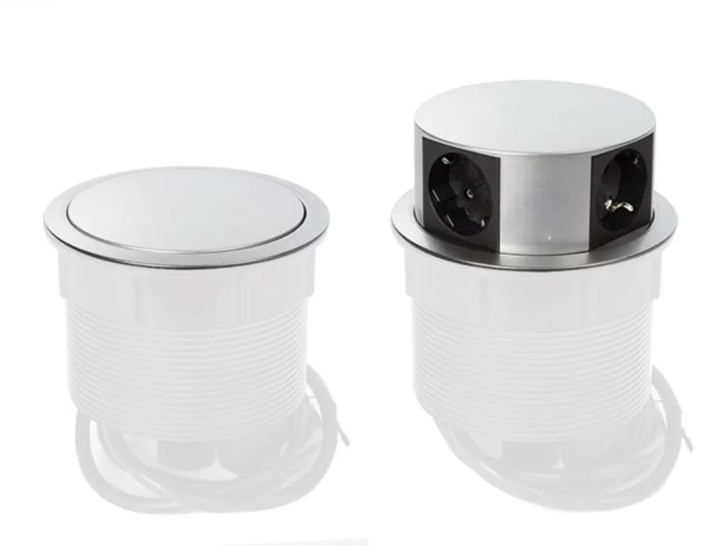 Multiprise Encastrable 4 Prises Schuko pour Optimiser votre Espace Pro - 3