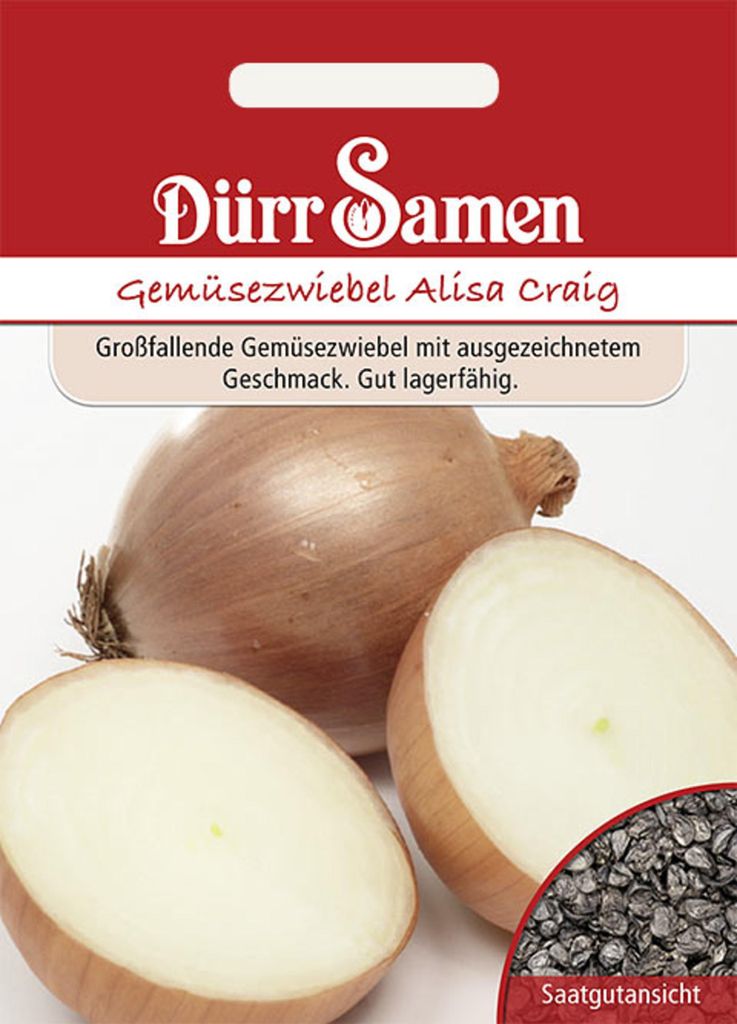 Dürr-Samen - Spanische Gemüsezwiebel Alisa Craig - Saatgut Produktbild 