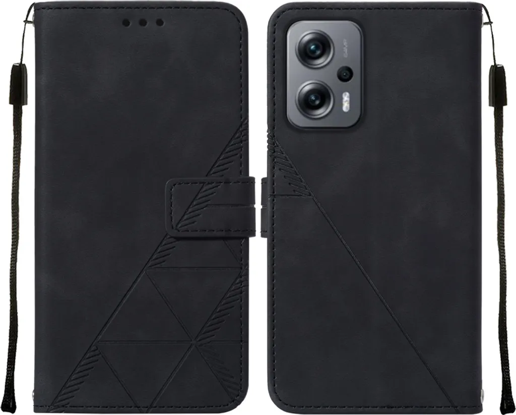 Custodia in pelle vintage per Xiaomi Poco X3 Marrone