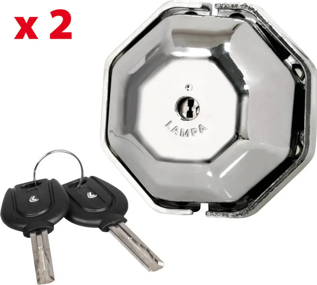 Serrure de sécurité pour camionnette de chantier - Pack de 2 verrous pro