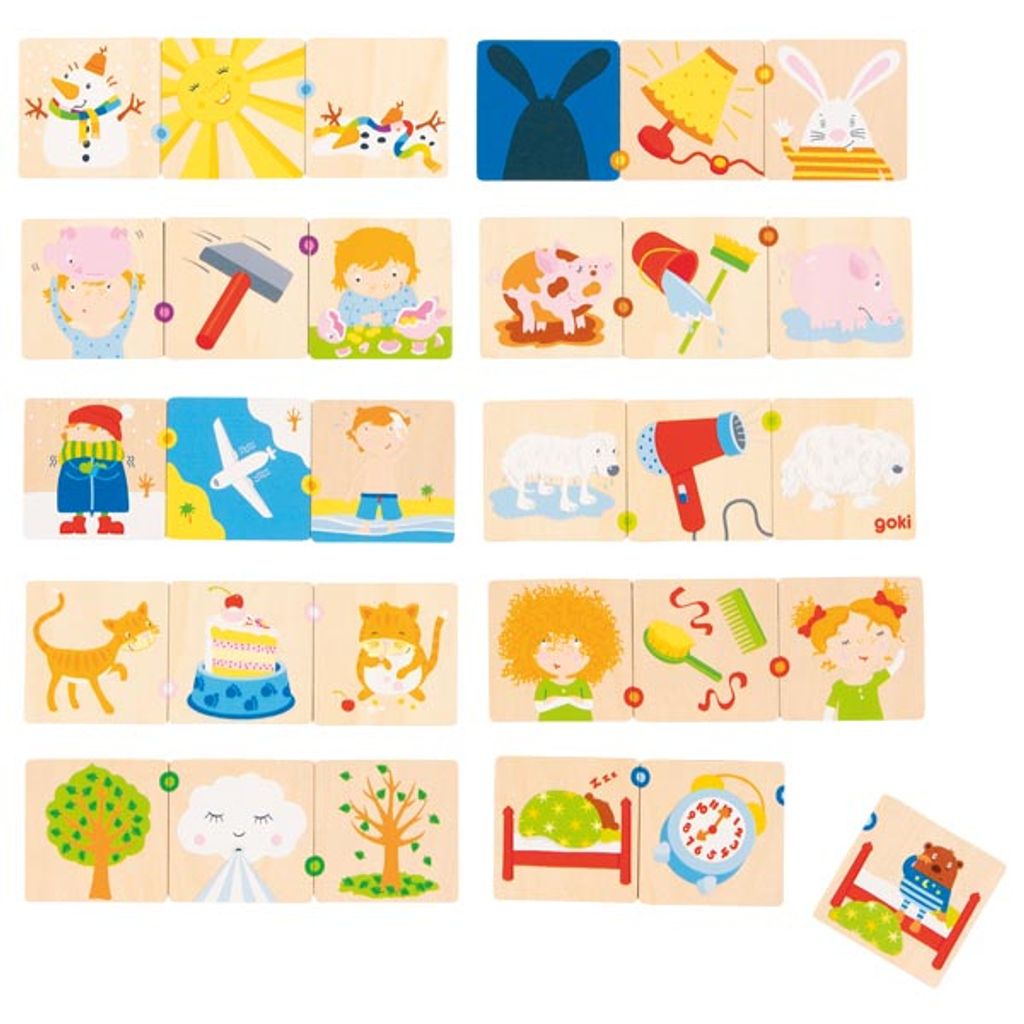 Gioco educativo Prima - Dopo, 30 pezzi Immagine del prodotto 