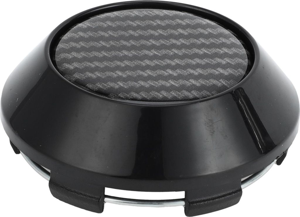 1 Stück Radnabenkappen Radkappen Felgenkappen OD: 68mm/2,68" Universal Kunststoff Schwarz für BMW 3 4 5 Serie mit Schwarzem Carbonfaser-Muster Au...
