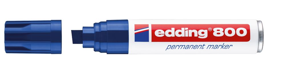 edding 800, rotulador permanente, color azul Imagen del producto 