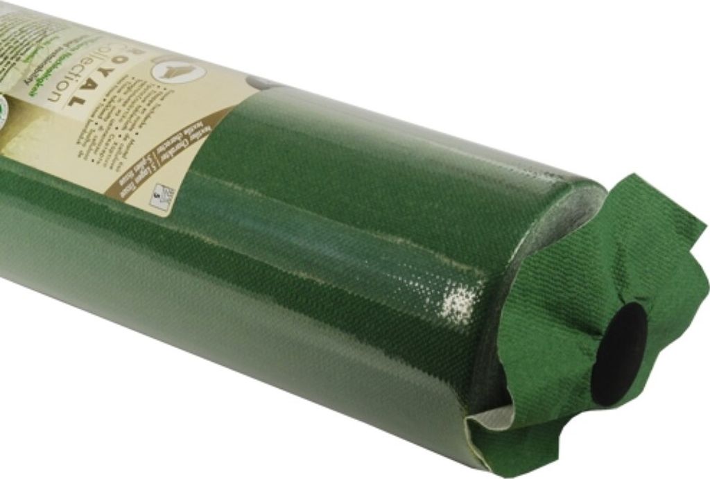 PAPSTAR Tischdecke "ROYAL Collection", dunkelgrün, 25 m x 1,18 m | Schrumpffolie (1 Rolle)