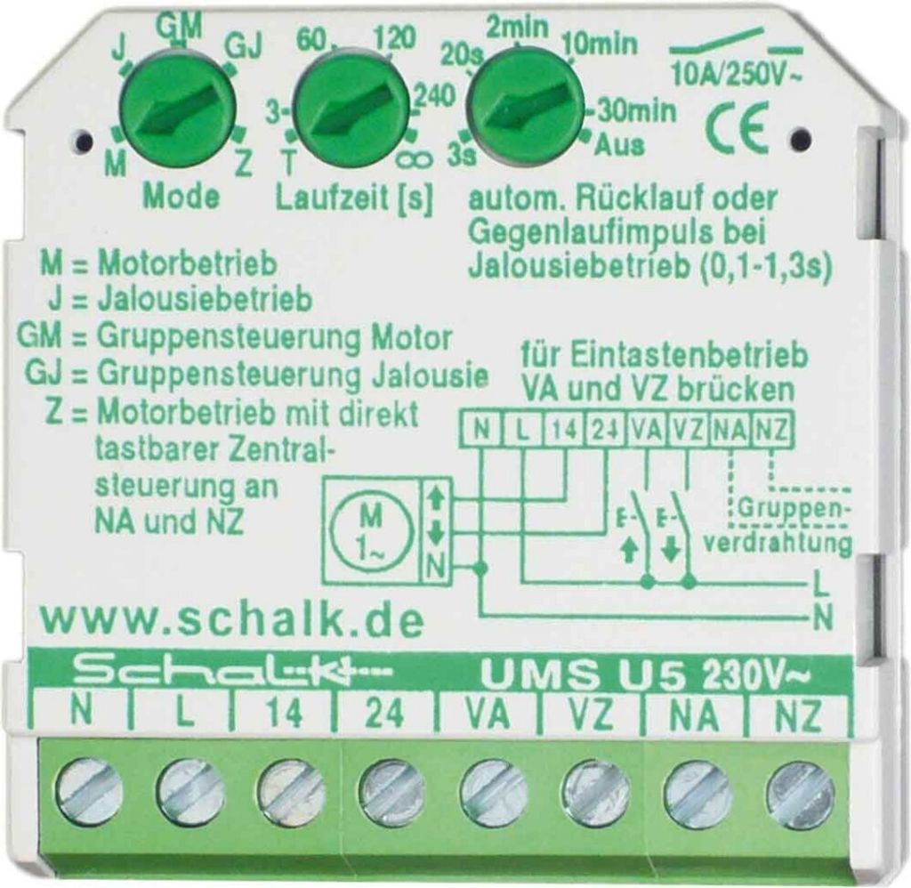 Schalk AUF/ZU-Steuerung UMS U5 (230V AC) UMSU59