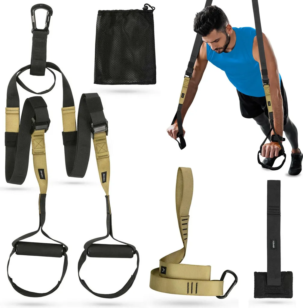 Gymtek Set de bandes de résistance fitness pour musculation et pilates