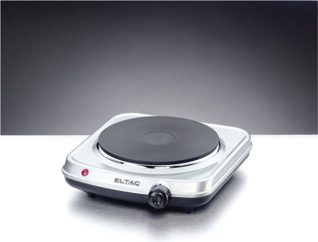 ELTAC Einzelkochplatte EK 18 silbermetallic, 1500 Watt Produktbild 4