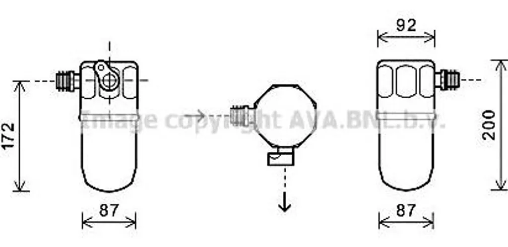 Réparation Clim Sintra : Séchoir AVA OLD563 OE 1132766 pour Air Frais