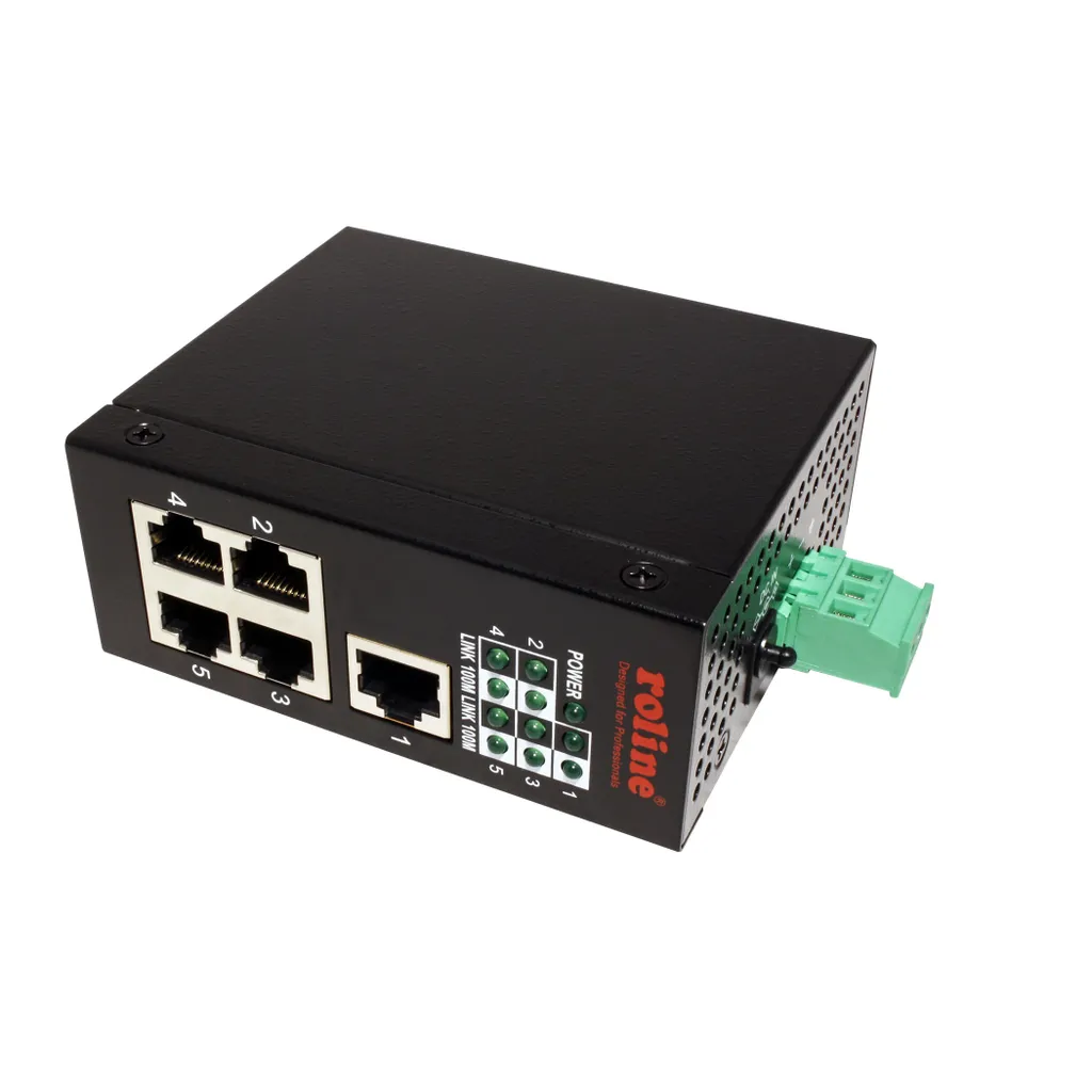 Soluzione Networking Industriale: Switch ROLINE 21.13.1155 5 Porte Unmanaged