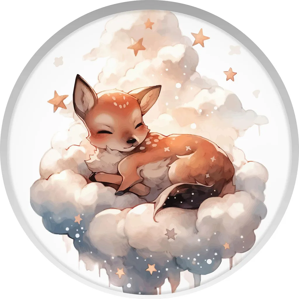 Aménager une Chambre Bébé avec le Sticker Arche Lumaléa Faon 90cm
