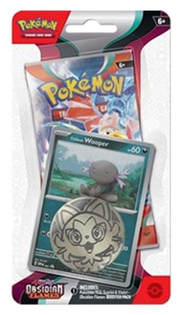 Pokemon Obsidian Flames: Paldean Wooper 1-Pack Blister Zdjęcie produktu 
